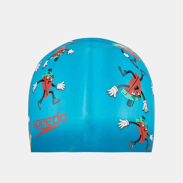 Speedo Kids' Boom Silicone Swimming Cap Multi Speedo Kids' Boom Silicone Swimming Cap Multi image number 0
