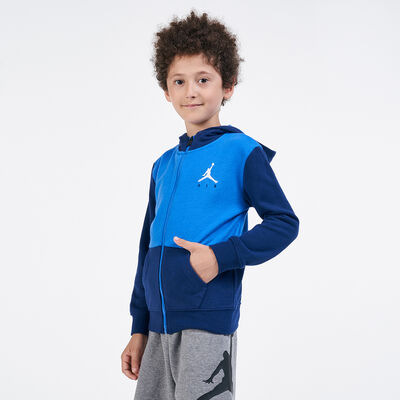 Jordan Kids' Jumpman Air Full-Zip Hoodie Blue