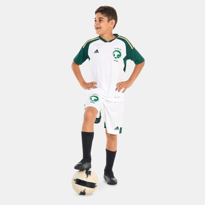 adidas Kids' Saudi Arabia Away Jersey White adidas Kids' Saudi Arabia Away Jersey White image number 2