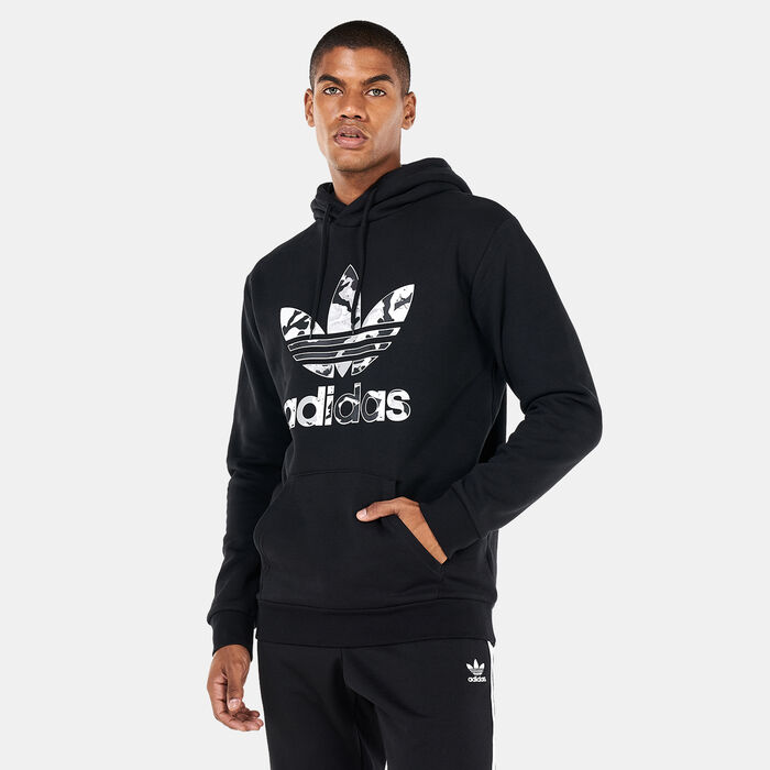 adidas Originals Men's Camo Series Infill Hoodie Black adidas Originals Men's Camo Series Infill Hoodie Black image number 0