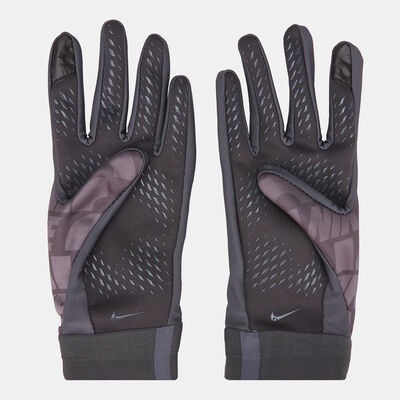 Nike Men's Academy HyperWarm Football Gloves Grey Nike Men's Academy HyperWarm Football Gloves Grey