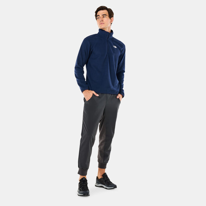 The North Face Men's 100 Glacier Sweatshirt Blue The North Face Men's 100 Glacier Sweatshirt Blue image number 2