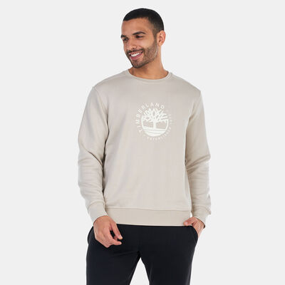 Timberland Men's Refibra™ Technology Crew Sweatshirt Beige Timberland Men's Refibra™ Technology Crew Sweatshirt Beige
