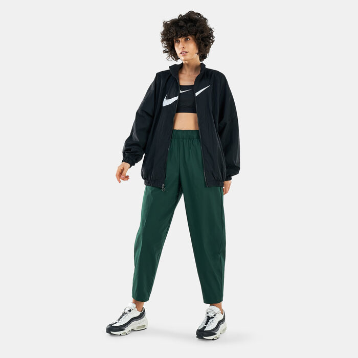 Nike Women's Sportswear Essential Woven Jacket Black Nike Women's Sportswear Essential Woven Jacket Black image number 2