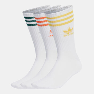 adidas Originals Men's Crew Socks (3 Pairs) Multi