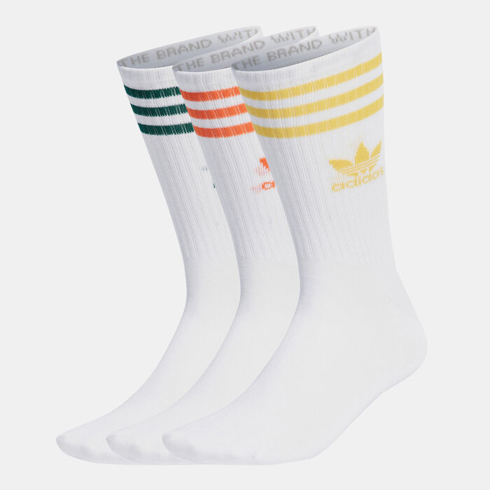 adidas Originals Men's Crew Socks (3 Pairs) Multi adidas Originals Men's Crew Socks (3 Pairs) Multi image number 0