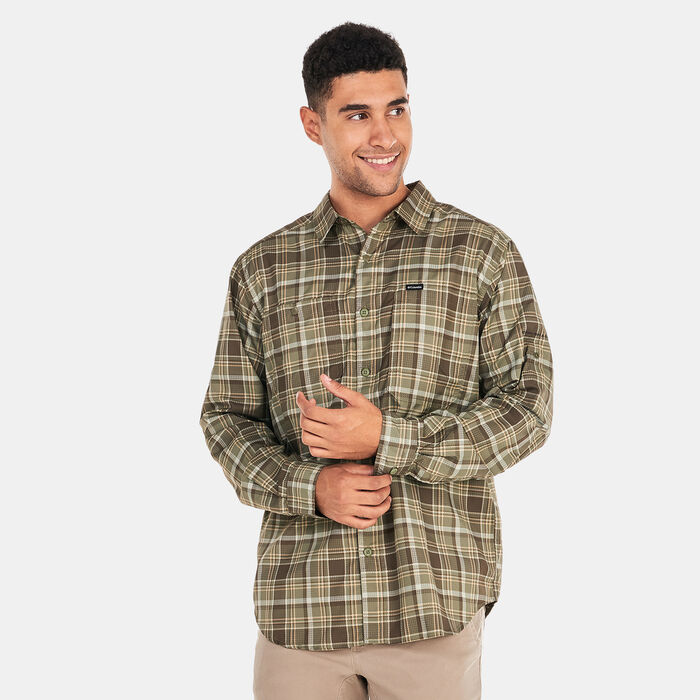 Columbia Men's Silver Ridge™ Utility Lite Plaid Shirt Green image number 0