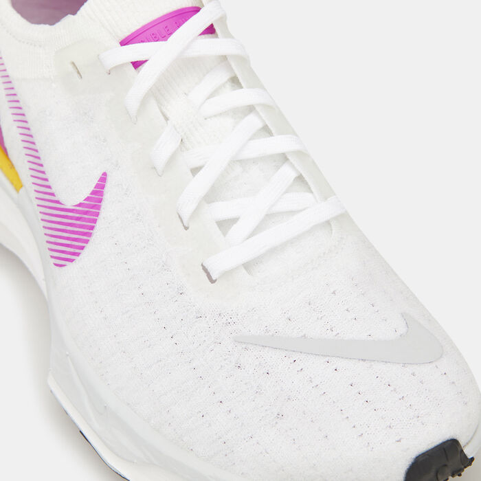 Nike Women's ZoomX Invincible 3 Road Running Shoes White Nike Women's ZoomX Invincible 3 Road Running Shoes White image number 5