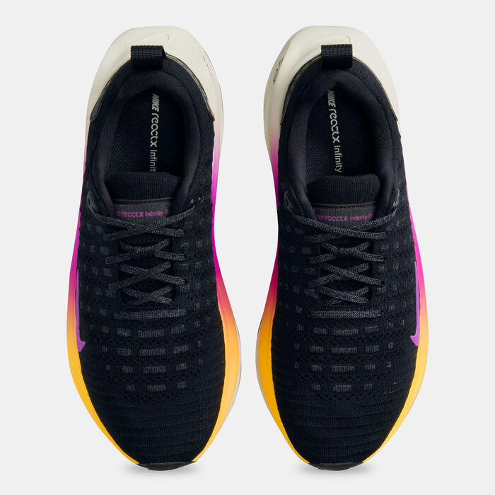 Nike Women's InfinityRN 4 Road Running Shoe Black image number 4