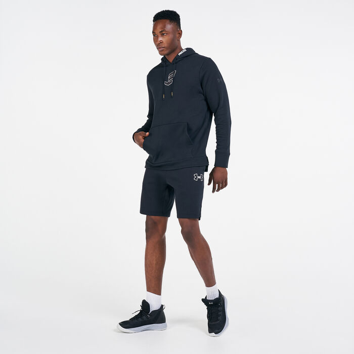 Under Armour Men's Embiid Signature Hoodie Black Under Armour Men's Embiid Signature Hoodie Black image number 2