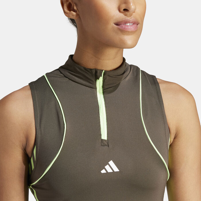 adidas Women's Hyperglam Training Tank Top Green adidas Women's Hyperglam Training Tank Top Green image number 3