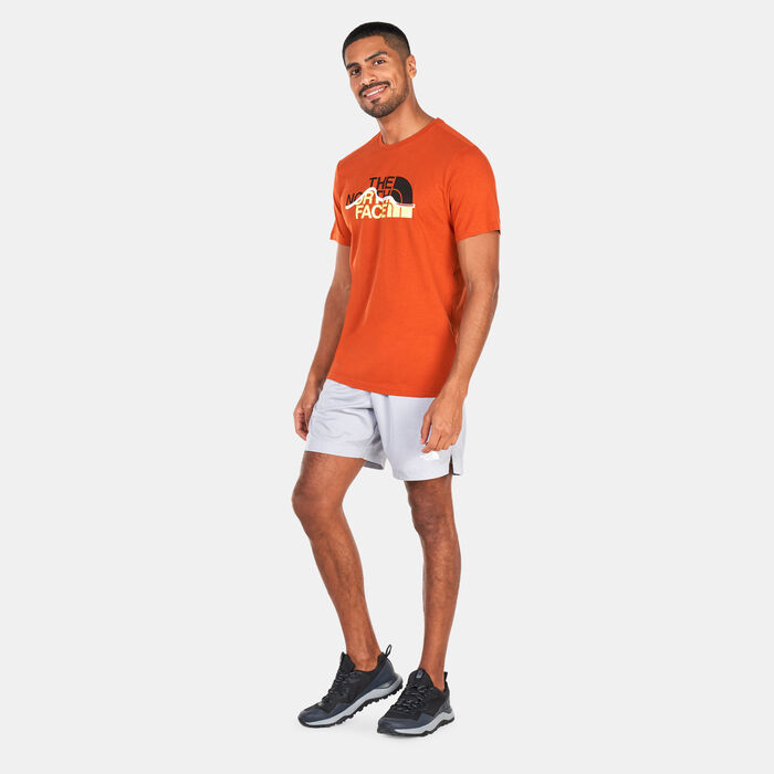 The North Face Men's Mountain Line T-Shirt Red The North Face Men's Mountain Line T-Shirt Red image number 2
