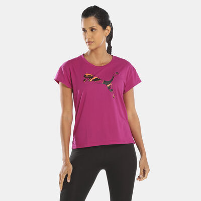 PUMA Women's Modern Sports T-Shirt Pink