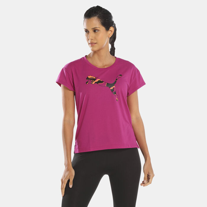 PUMA Women's Modern Sports T-Shirt Pink PUMA Women's Modern Sports T-Shirt Pink image number 0
