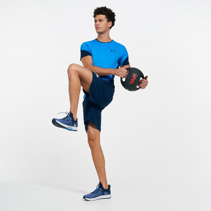Under Armour Men's Woven Graphic Wordmark Shorts Blue Under Armour Men's Woven Graphic Wordmark Shorts Blue image number 2