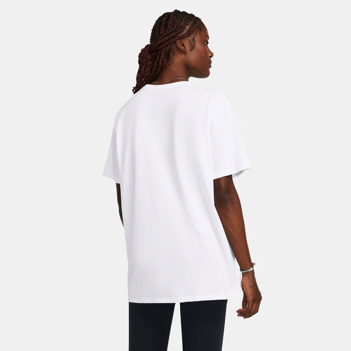 Under Armour Women's Campus Logo T-Shirt White Under Armour Women's Campus Logo T-Shirt White image number 1