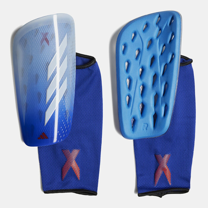 adidas X League Football Shin Guards Blue adidas X League Football Shin Guards Blue image number 0