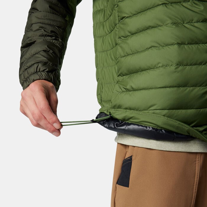 Columbia Men's Silver Falls II Hooded Jacket Green Columbia Men's Silver Falls II Hooded Jacket Green image number 3