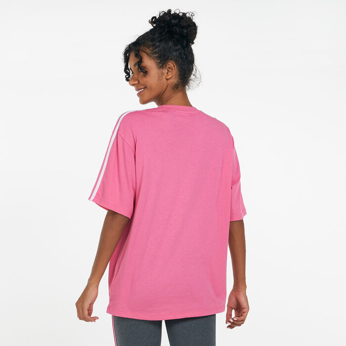 adidas Originals Women's Adicolor Classics Oversize T-Shirt Pink adidas Originals Women's Adicolor Classics Oversize T-Shirt Pink image number 1