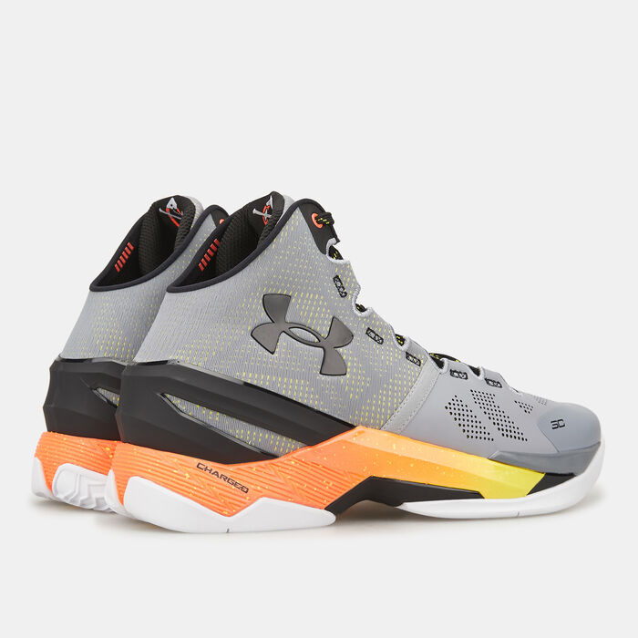 Under Armour Curry 2 Basketball Shoes Grey Under Armour Curry 2 Basketball Shoes Grey image number 2
