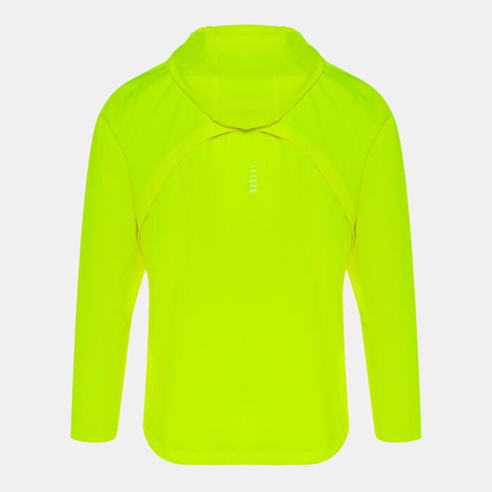 Under Armour Men's OutRun The Storm Running Jacket yellow image number 1