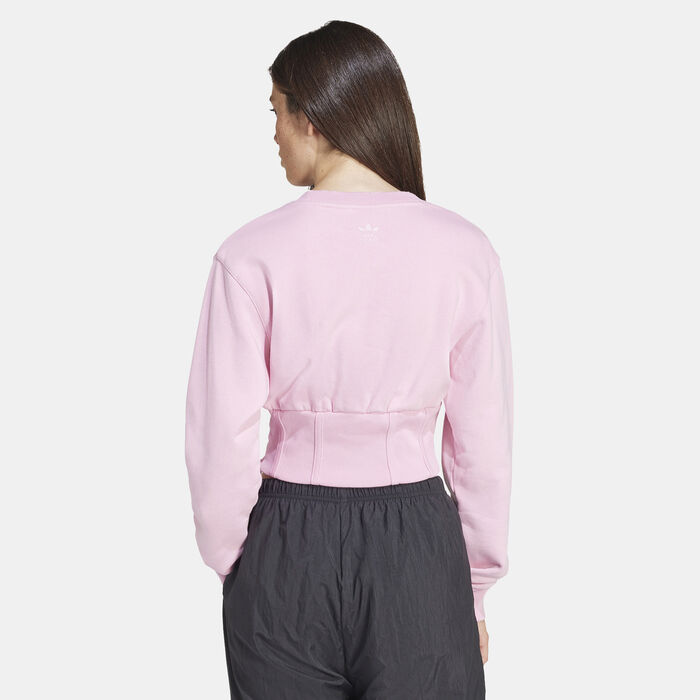 adidas Originals Women's Logo Sweatshirt Pink adidas Originals Women's Logo Sweatshirt Pink image number 1