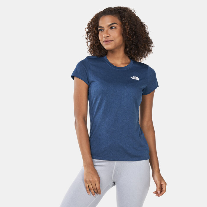 The North Face Women's Reaxion T-Shirt Blue The North Face Women's Reaxion T-Shirt Blue image number 0