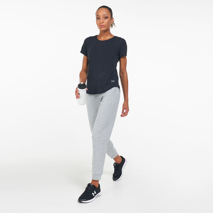 Under Armour Women's Streaker T-Shirt Black Under Armour Women's Streaker T-Shirt Black image number 2
