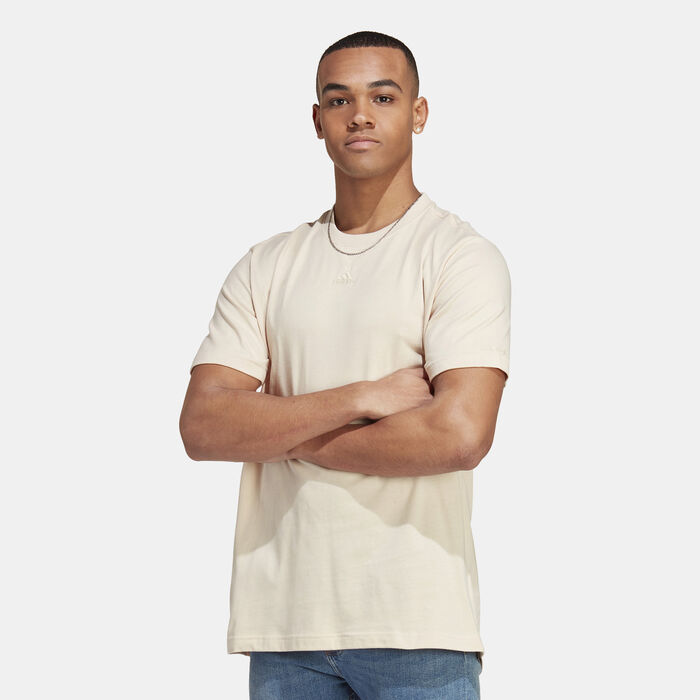 adidas Men's All SZN T-Shirt Beige adidas Men's All SZN T-Shirt Beige image number 0