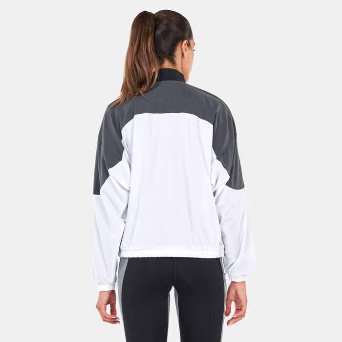 adidas Women's Designed to Move Colorblock Track Jacket Black adidas Women's Designed to Move Colorblock Track Jacket Black image number 1