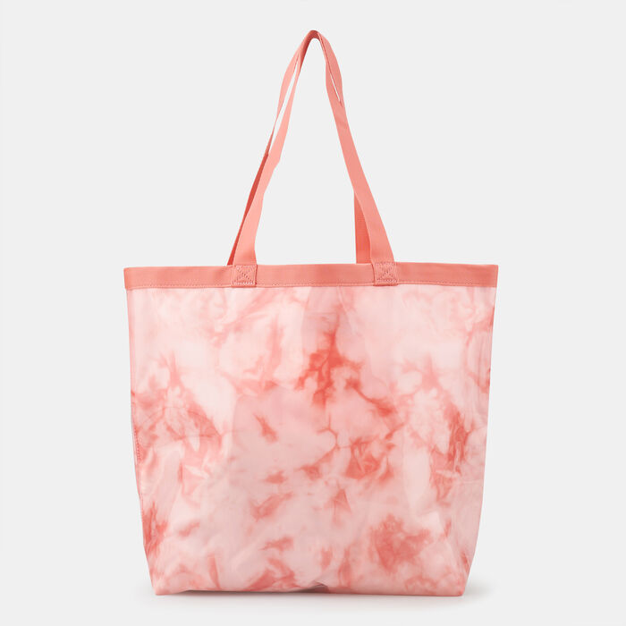 PUMA Women's Core Transparent Tote Bag Orange PUMA Women's Core Transparent Tote Bag Orange image number 1