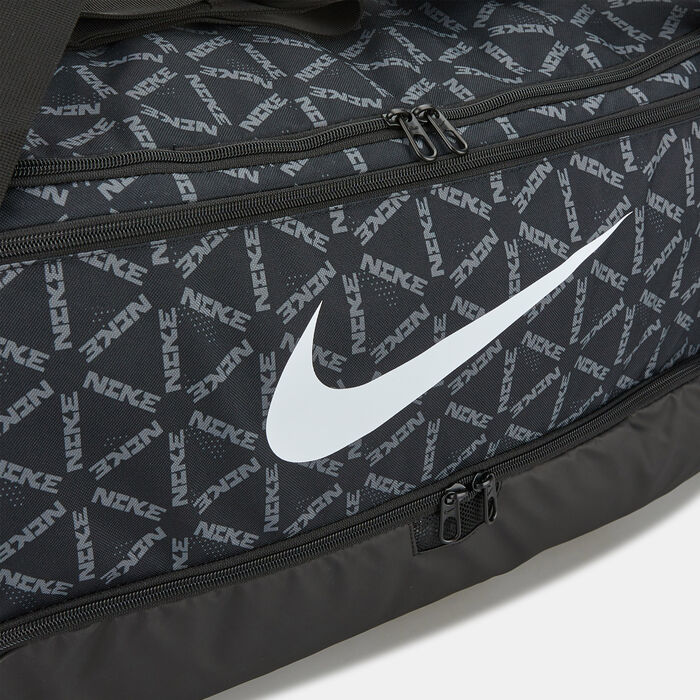 Nike Brasilia 9.0 Allover Print Medium Duffel Bag Black Nike Brasilia 9.0 Allover Print Medium Duffel Bag Black image number 3