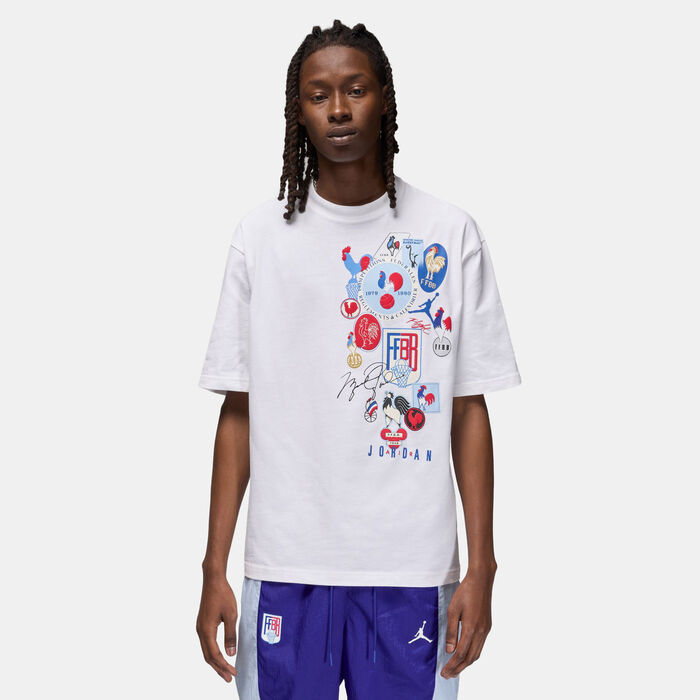 Jordan Men's Sport x Fédération Française de Basketball Graphic T-Shirt White Jordan Men's Sport x Fédération Française de Basketball Graphic T-Shirt White image number 0