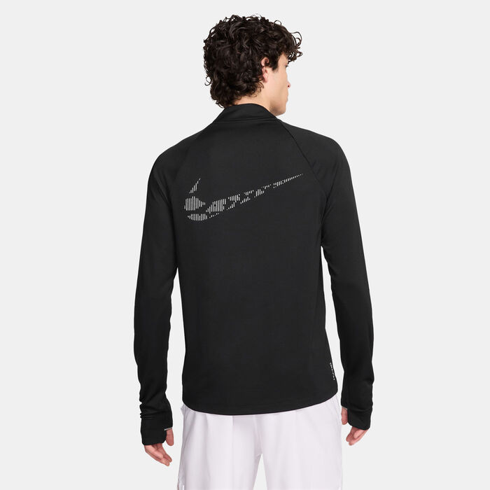 Nike Men's Element Running Division 1/2-Zip Midlayer Running Top Black Nike Men's Element Running Division 1/2-Zip Midlayer Running Top Black image number 1
