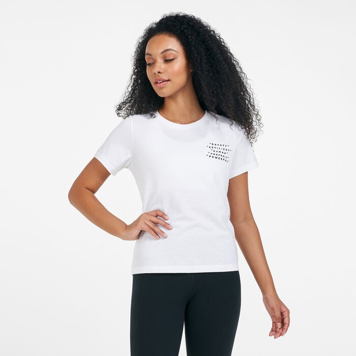 Converse Women's Empowerment T-Shirt White Converse Women's Empowerment T-Shirt White image number 0