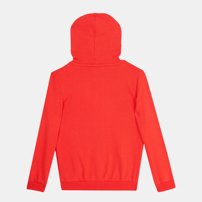 PUMA Kids' SMILEYWORLD Full-Zip Hoodie Red PUMA Kids' SMILEYWORLD Full-Zip Hoodie Red image number 1