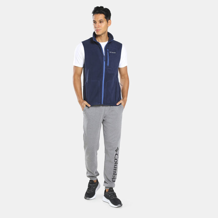 Columbia Men's Fast Trek Fleece Vest Blue Columbia Men's Fast Trek Fleece Vest Blue image number 2