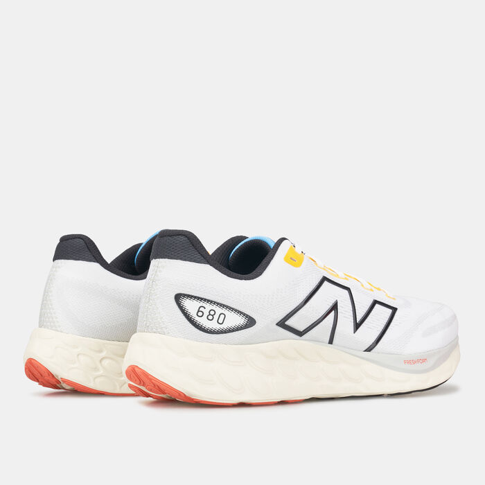 New Balance Men's Fresh Foam 680v8 Running Shoes White New Balance Men's Fresh Foam 680v8 Running Shoes White image number 3