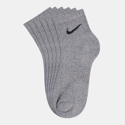 Nike Everyday Cushioned Training Ankle Socks (6 Pack) Grey Nike Everyday Cushioned Training Ankle Socks (6 Pack) Grey