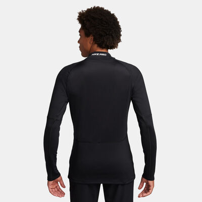 Nike Men's Pro Dri-FIT Long-Sleeve Fitness Top Black