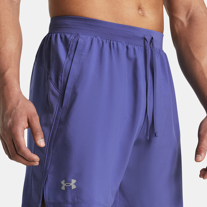 Under Armour Men's Launch Shorts Purple Under Armour Men's Launch Shorts Purple image number 3