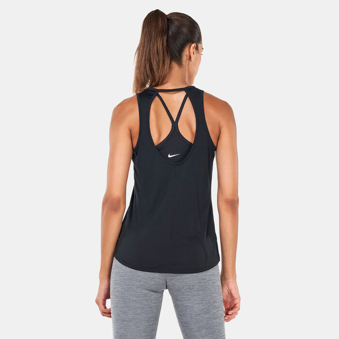 Nike Women's One Dri-FIT Tank Top Black Nike Women's One Dri-FIT Tank Top Black image number 1