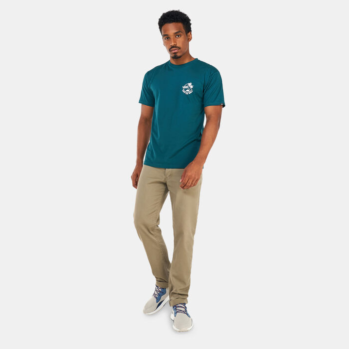 Vans Men's Classic Mini Dual Palm II T-Shirt Green Vans Men's Classic Mini Dual Palm II T-Shirt Green image number 2