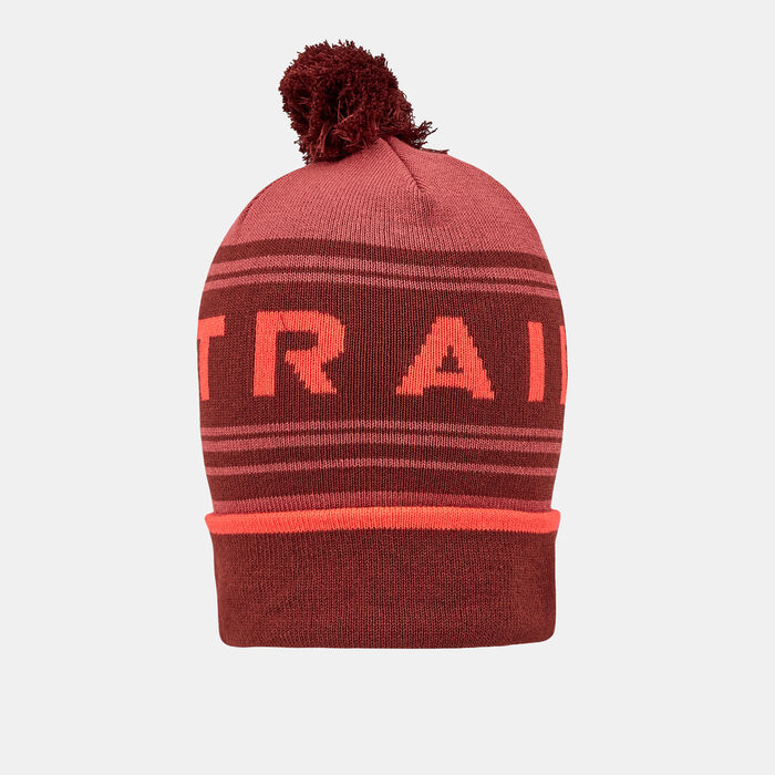 Nike Men's Winter Dri-FIT Graphic Trail Beanie Brown Nike Men's Winter Dri-FIT Graphic Trail Beanie Brown image number 1