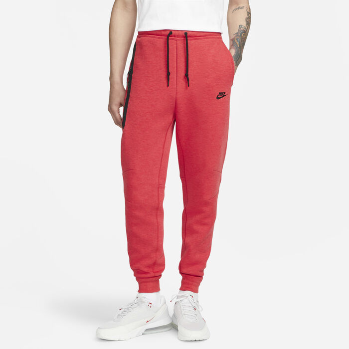 Nike Men's Sportswear Tech Fleece Joggers Red image number 0