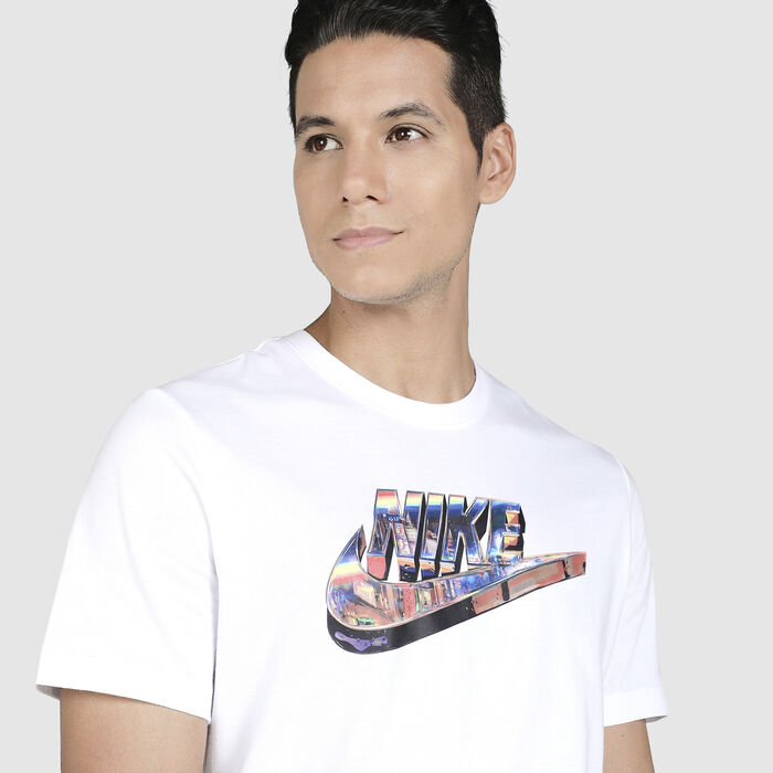 Nike Men's Sportswear Worldwide HBR T-Shirt White Nike Men's Sportswear Worldwide HBR T-Shirt White image number 3