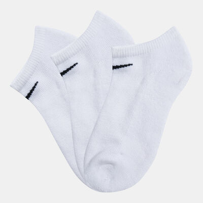 Nike Kids' No-Show Socks (3 Pack) White