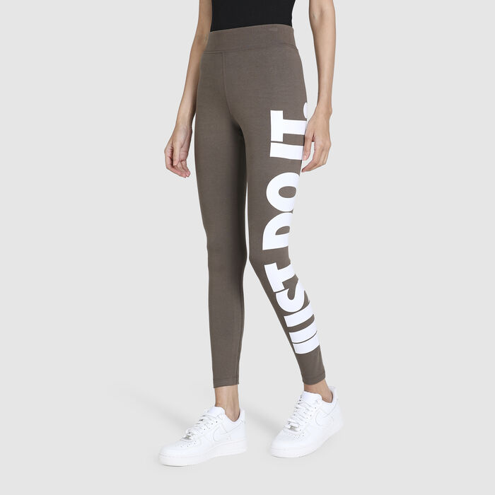 Nike Women's Sportswear Essential Just Do It Leggings Grey image number 0