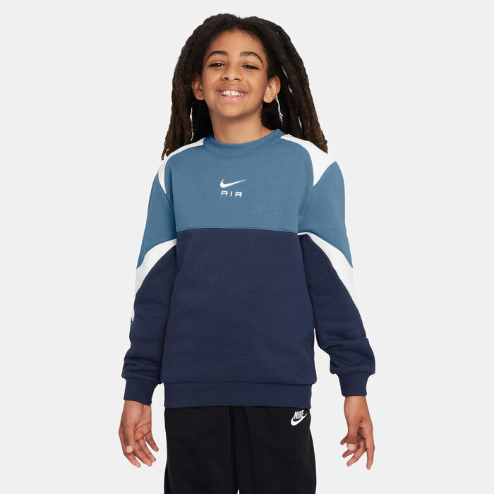 Nike Kids' Air Sweatshirt (Older Kids) Blue image number 0