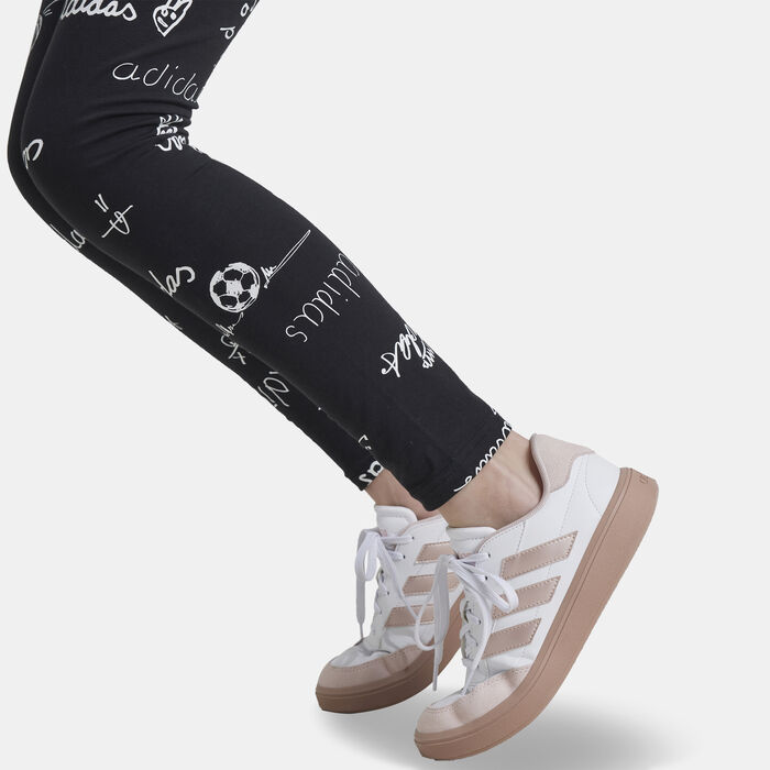 adidas Kids' Brand Love Leggings Black image number 4